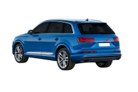 Накладка над номером на багажник Omsa (сталь) Audi Q7 2015+