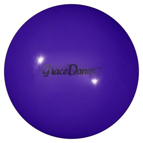Мяч для художественной гимнастики 18,5 см, 400 гр, цвет фиолетовый Grace Dance