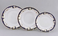 Набор тарелок на 6 персон 18 предметов, Соната 07160119-1257, Leander