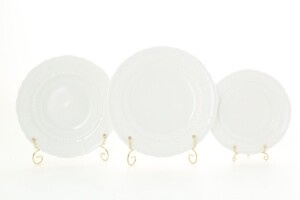 Набор тарелок на 6 персон 18 предметов, Соната 07160119-3001, Leander