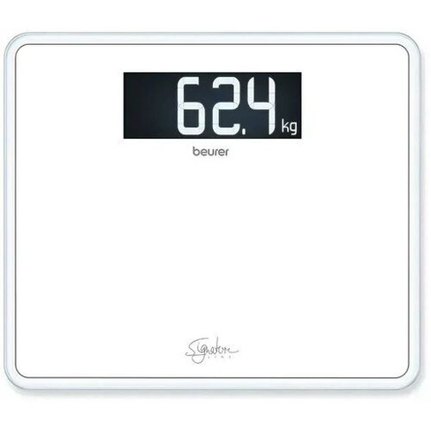 Напольные весы Beurer GS410 Signature Line, до 200кг, цвет: белый [735.77]