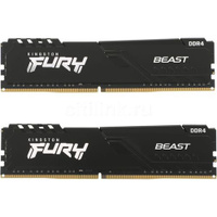Оперативная память Kingston Fury Beast KF436C17BBK2/16 DDR4 - 2x 8ГБ 3600МГц, DIMM, Ret