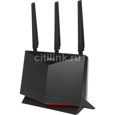 Wi-Fi роутер ASUS RT-AX86S, AX5700, черный