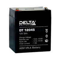 Аккумулятор свинцово-кислотный 12V, 4,5 Ah DT 12045 "Delta"