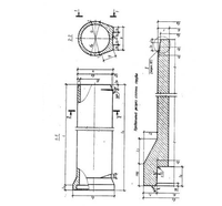 Звено бетонной водопропускной трубы ТСП 120 50-1(2,3)