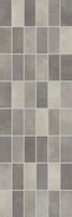 Lasselsberger FIORI GRIGIO декор панно мозаика темно-серая 20х60 1064-0103