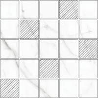 Мозаика Kerranova Black&White Lappato белый K-60/m014 30,7x30,7 K-60/m014/L