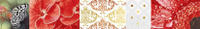Бордюр Axima "Гардения" G (400х60) красный