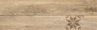 Керамический гранит Ornamentwood 18.5x59.8 декорированный, бежевый