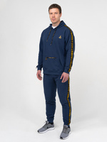 Спортивный костюм "Чемпион" цвета синего денима, с манжетами, с лампасами